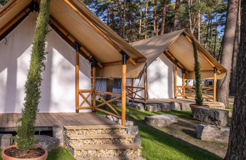 Zutendaal House | Papendaal lodge 4 Glampingtent by Interhome
