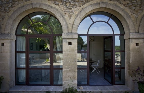 Laudun Cottage | PAPILLON-Gîte-Superior-Countryside view-Ensuite with Shower