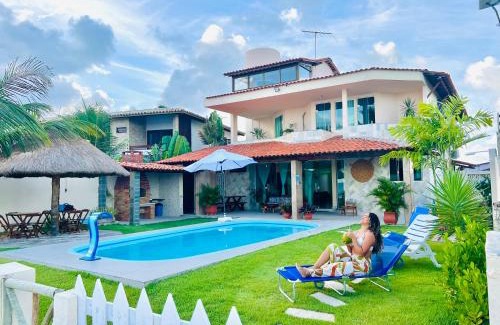 Barra de Santo Antonio House | Paraíso de Tabuba - casa de aluguel por temporada - 32km de Maceió-AL - Pé na areia - 24h de Frente para o mar