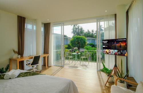 Thong Sala Villa | Paradise House - Calm & Green Garden Stay - Heart of Thong Sala - 4K SmartTV