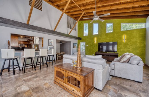 Ensenada House | Paradise living 6-bed 3.5-bath island retreat in Rincón, PR with large pool & AC