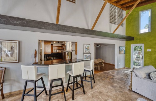 Ensenada House | Paradise living 6-bed 3.5-bath island retreat in Rincón, PR with large pool & AC
