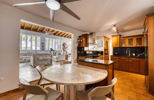 Ensenada House | Paradise living 6-bed 3.5-bath island retreat in Rincón, PR with large pool & AC