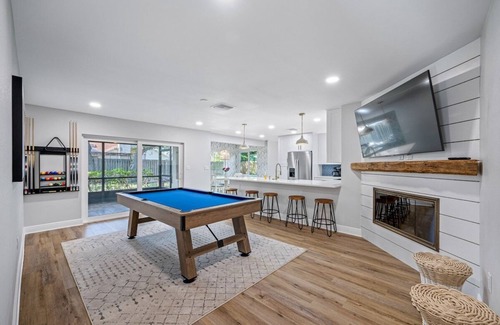 Palm Harbor House | Paradise Palms: Spacious 3-Bedroom Home in Palm Harbor with Game Room and Private Yard