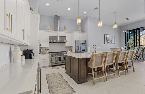 Burnt Store House | Paradise Tiki: Gulf Access, Tiki Bar, Pool & Spa! Spacious 5 bedroom home!