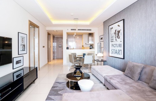 Business Bay Apartment | Paramount Tower 1 Bedroom, Hollywood Style Stay