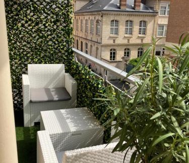 Auteuil Apartment | Paris 42m Studio plus terrace