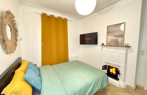 14th Arrondissement Apartment | PARIS-ALESIA Super appartement 2 pièces de 39m2 - très cosy pour 1 - 5 personnes totalement refait à NEUF -ENTIRE APARTMENT LUXURIOUS AND WARM -PARIS ALESIA 14ème - Proche Aéroport Paris-Orly - Parc des Expositions Porte de Versailles FREE WIFI GRATUIT