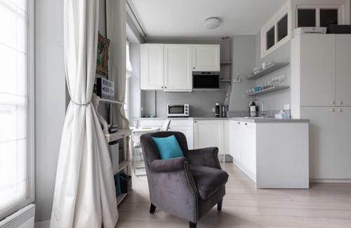 Saint-Merri Apartment | Paris Monamour-Windows, views, and elegant décor in the heart of Paris!