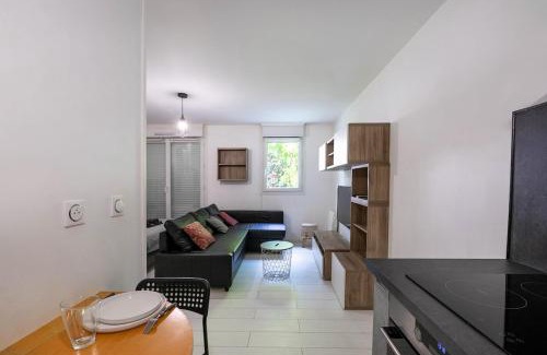 Bezons Apartment | Parisian Chic & Spacious Studio with Parking