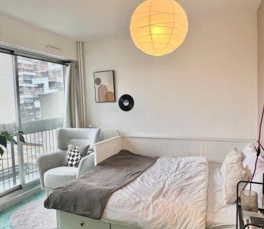Flandres Apartment | Parisian Crimee Cozy Studio