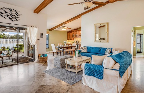 Lochmoor Waterway Estates House | Park-view, dog-friendly home with pool, lanai & AC - near golf, beaches & dining