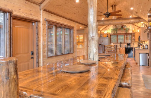 Gatlinburg - Pigeon Forge Cabin | Parkview Lodge: Situated Across From The National Park With A Private Pool!