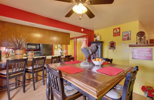 Parowan House | ‘Parowan Escape’ with 2 Game Rooms, Deck & Yard!