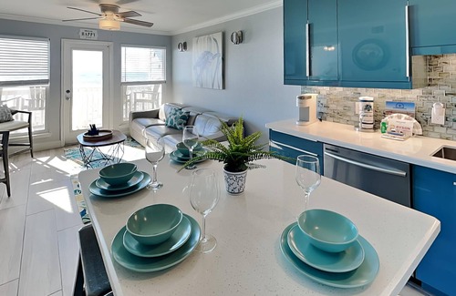 Galveston Condo | Parrot Paradise | Luxury Coastal Condo + Gorgeous Sunset Views!
