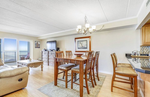 Midtown Ocean City Condo | Partial Ocean View Condo w/Private Balcony, Central A/C, Shared Outdoor Pool