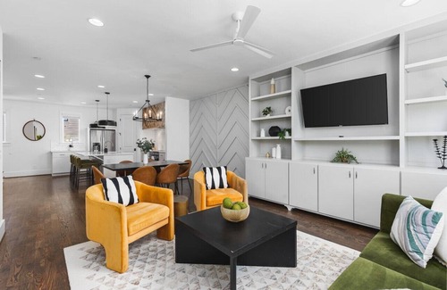 Edgehill House | Patio, FirePit, Garage - Walk to Belmont, 12 South, Restaurants & More
