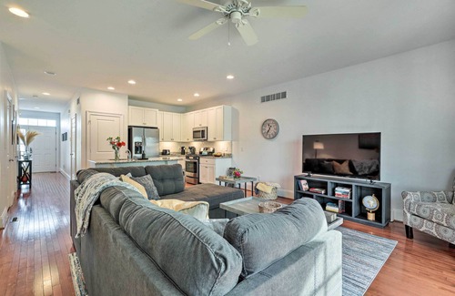 Rehoboth Beach House | Patio & Pool Access: Rehoboth Beach Retreat