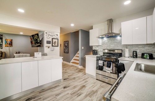 South Holland House | Patio & Yard: Quiet Home in Chicago Area
