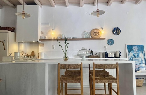 Patmos House | Patmos Beach Stone House. Slow Living on the beach.