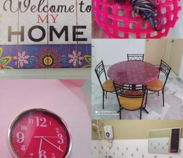 Tanjung Tanah Merah Apartment | PD Laguna Homestay Blue & Purple