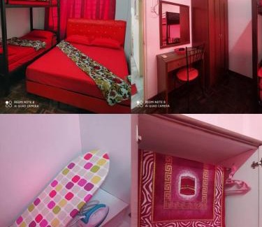 Tanjung Tanah Merah Apartment | PD Laguna Homestay Blue & Purple