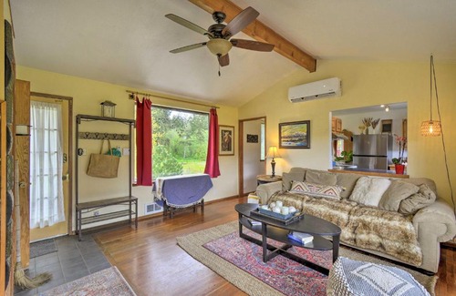 Adelma Beach House | Peaceful Cabin on Horse Farm, 5 Mi to Town!
