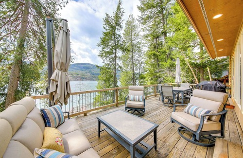 Sandpoint Cottage | Peaceful Cabin w/Dock on Lake Pend Oreille