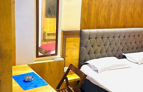 Jaipur District Hotel | Peaceful City Hideaway - Balcony + Nature Views-202