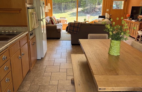 Fish Creek House | Peaceful, Cozy, Clean, Fun Mid-Century Stay! Backyard Oasis Waterfall, Fireplace
