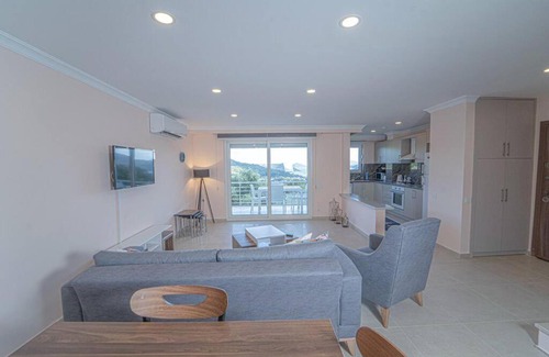 Gocek Apartment | Peaceful Duplex with Splendid View & Shared Pool in Gocek