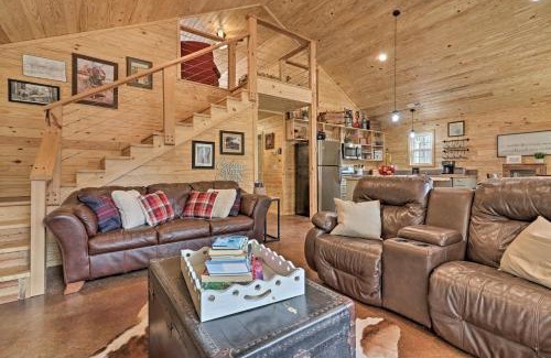 Heflin House | Peaceful Family Cabin on 10 Acres with Game Room!