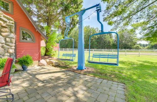 Harbor Springs House | Peaceful Farmhouse with Fire Pit Near Town and Lake!