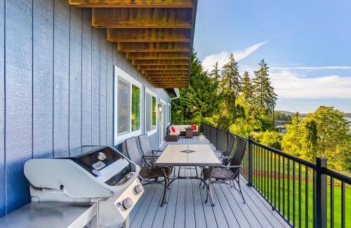 Camano Island Apartment | Peaceful Island Getaway, Port Susan views with BBQ & Playroom