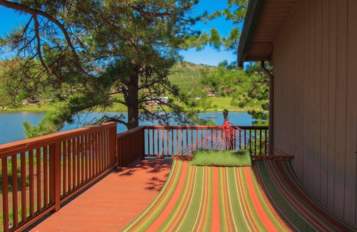 Westcreek House | Peaceful Lakefront Mountain House with Mountain Views in Westcreek CO, Wifi, Grill, Pets with Fee
