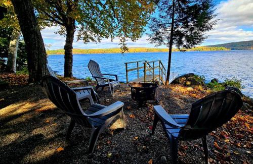 Hartland House | Peaceful Lakefront Cabin with Dock, Firepit & Pet-Friendly Stay in Maine