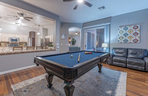 Chandler House | Peaceful Lakeside Setting w/4 Kayaks, Pvt Htd Pool, Game Room, Near Golf & Hiking/Biking Trails