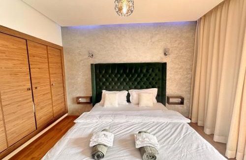 Marrakech Apartment | PEARL GARDEN Luxueux Studio Chic Piscine Terrasse Netflix IPTV Parking