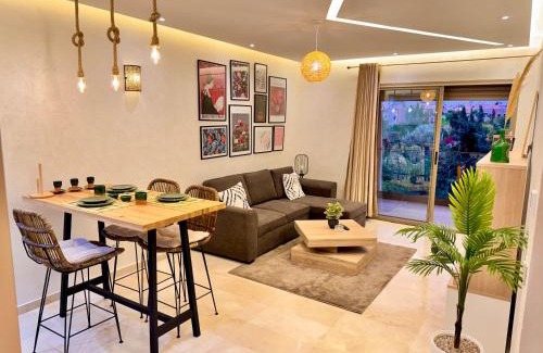 Marrakech Apartment | Pearl Garden Studio Luxueux Piscine Sunny Terrasse
