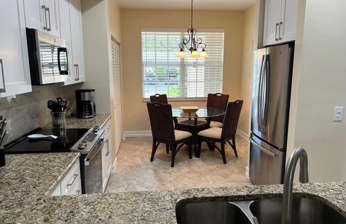Estero Condo | Pelican Sound GC, Luxury 1st Floor Condo, All New Island Decor, Close to Beaches