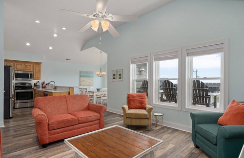 Nags Head House | Pelican View: Semi-oceanfront, ocean views, private pool & hot tub and elevator