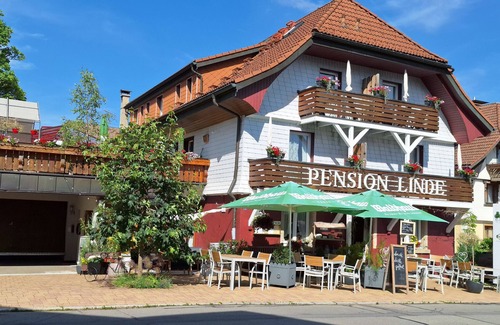 Hoechenschwand Apartment | Pension Linde - Room '14' with Shared Terrace, Shared Garden and Wi-Fi