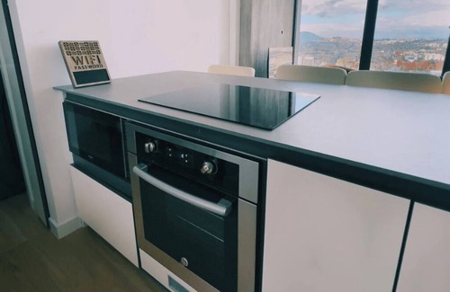 La Carolina Apartment | Penthouse de Lujo en el IQON piso 28 vista loca