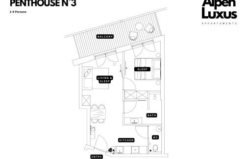 Kramsach Apartment | PENTHOUSE N`3 - AlpenLuxus Collection
