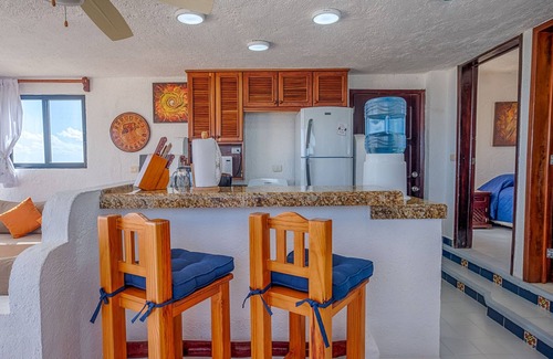 Akumal Condo | Penthouse perfection! Spectacular view of the ocean, perfect for a couple!