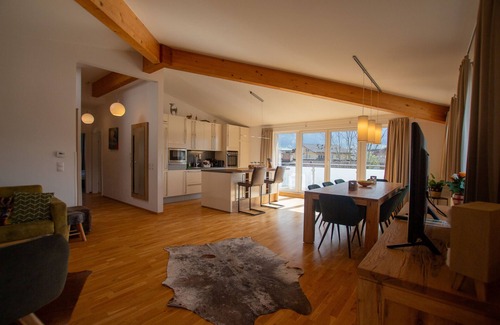 Schuttdorf Apartment | Penthouse Schmetterling mit Dachterrasse