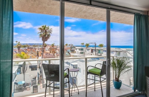 Mission Beach Condo | Penthouse Sky Suite * Pano Water+City VIEWS