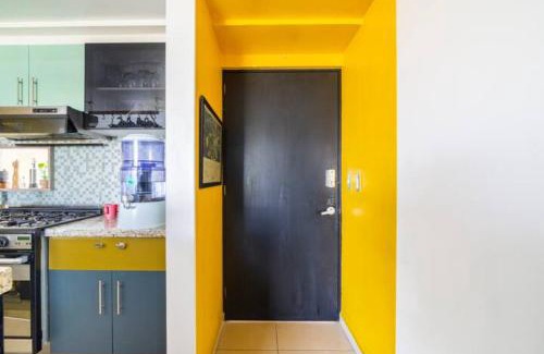 Del Valle House | Pequeña habitacion FRIDA - design CDMX - áreas comunes compartidas