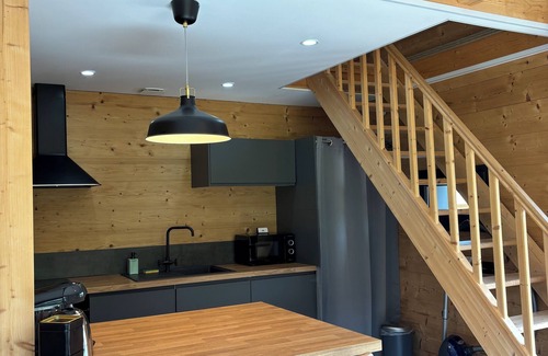 Rochesson Ski Chalet | Perce-Neige : 2p, cosy chalet, private spa, mountain view