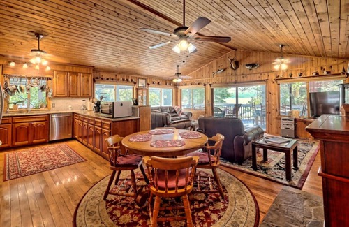 Clayton House | Perch on Burton: Top Patio & Bottom Dock Retreat